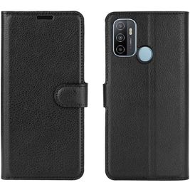 Mobigear Classic Housse OPPO A53s Etui Porte-Monnaie - Noir