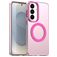 Mobigear Shockproof Coque Samsung Galaxy S26 MagSafe Coque arrière Rigide - Rouge