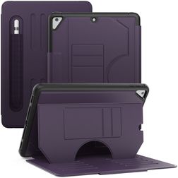 Mobigear Magnetic Folio Coque iPad Air 2 (2014) Etui + Porte-crayon - Violet