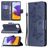 Mobigear Butterfly Housse Samsung Galaxy A22 5G Etui Porte-Monnaie - Bleu