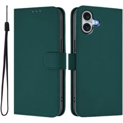 Mobigear Urban Wallet Housse iPhone 16 Plus Etui Porte-Monnaie - Vert