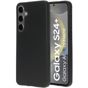 Mobiparts Classic Coque Samsung Galaxy S24 Plus Coque arrière en TPU Souple - Matt Black