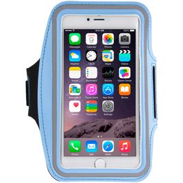 Mobigear Brassard Téléphone iPhone 6s Plus Brassard Coque de Sport en Neoprène - Bleu