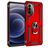 Mobigear Armor Ring Coque Motorola Moto G82 Coque arrière Rigide Anti-Chocs avec Anneau-Support - Rouge