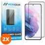 Mobigear Premium Samsung Galaxy S21 Plus Verre trempé Protection d'écran - Compatible Coque - Noir (Lot de 2)