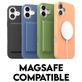 CARE by PanzerGlass Fashionable Coque iPhone 16 Plus MagSafe Coque arrière en Silicone - Noir