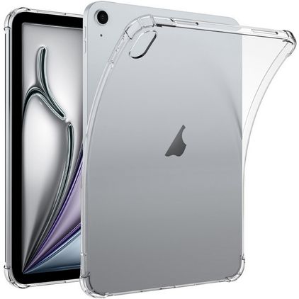 Mobigear Cushion Coque iPad Air 13 Pouces (2026) Coque arrière en en TPU Souple - Transparent