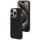 Mobiparts Coque iPhone 15 Pro Coque arrière en Silicone - Noir