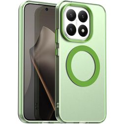 Mobigear Shockproof Coque Xiaomi 15T MagSafe Coque arrière Rigide - Vert