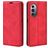 Mobigear Retro Slim Housse Motorola Edge X30 Etui Porte-Monnaie - Rouge