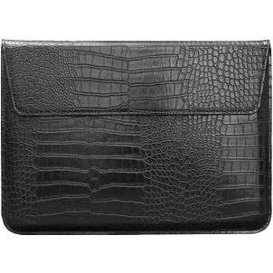 Mobigear Envelope Croco Pochette Ordinateur portable 11 Pouces Housse ordinateur - Noir
