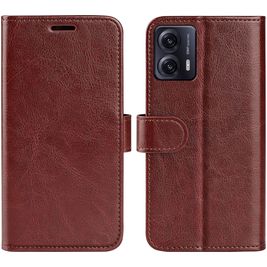 Mobigear Basic Housse Motorola Moto G53 5G Etui Porte-Monnaie - Marron