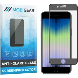 Mobigear Premium iPhone SE (2022) Verre trempé Protection d'écran - Compatible Coque - Noir