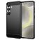 Mobigear Brushed Slim Coque Samsung Galaxy S25 Coque arrière en TPU Souple - Noir