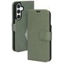 Mobiparts Classic Wallet Housse Samsung Galaxy A55 Etui Porte-Monnaie - Stone Green