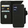 Mobiparts Housse Samsung Galaxy A54 Etui avec Coque Détachable en Cuir Véritable Porte-Monnaie - Noir