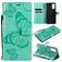 Mobigear Butterfly Housse OPPO Reno 4 Etui Porte-Monnaie - Turquoise