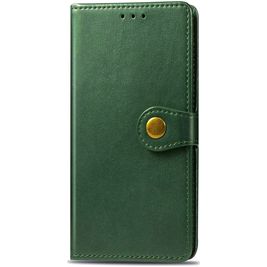 Mobigear Snap Button Housse Xiaomi Redmi 9C Etui Porte-Monnaie - Vert
