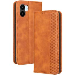 Mobigear Sensation Housse Xiaomi Redmi A1 4G Etui Porte-Monnaie - Marron