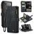 CaseMe C30 Housse iPhone Air Etui Porte-Monnaie - Noir