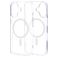 Mobiparts Hardcover Coque Transparente iPhone 16 MagSafe Coque arrière Rigide - Transparent