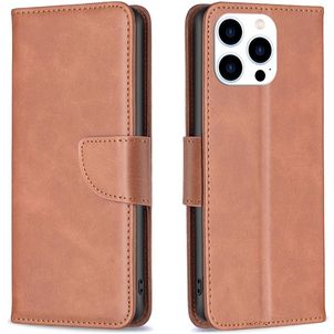 Mobigear Excellent Housse iPhone 16 Pro Etui Porte-Monnaie - Marron