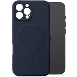 My Style Protective Flex Coque iPhone 16 Pro Max MagSafe Coque arrière en TPU Souple - Bleu Marin