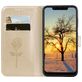 Mobigear Roses Housse Xiaomi Pocophone F1 Etui Porte-Monnaie - Or