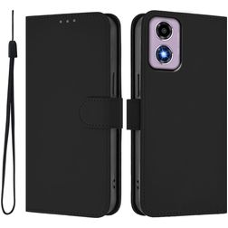 Mobigear Urban Wallet Housse Motorola Moto G04 Etui Porte-Monnaie - Noir