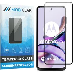 Mobigear Premium Motorola Moto G23 Verre trempé Protection d'écran - Compatible coque - Noir