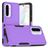 Mobigear Heavy Armor Coque Samsung Galaxy A36 Coque arrière Rigide Anti-Chocs - Violet