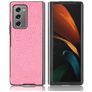 Mobigear Croco Coque Samsung Galaxy Z Fold 2 Coque arrière Rigide - Rose