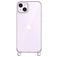 Mobigear Bungy Coque iPhone 14 Plus Coque arrière Rigide - Argent