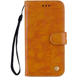 Mobigear Wallet Housse Huawei P20 Lite (2018) Etui Porte-Monnaie - Cognac