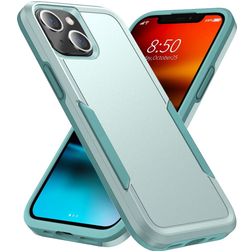 Mobigear Heavy Armor Coque iPhone 14 Plus Coque arrière Rigide Anti-Chocs - Vert