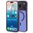 Mobiparts Hardcover iPhone 17 Pro Max MagSafe Plastique rigide Coque arrière - Satin Purple