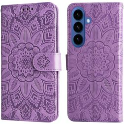 Mobigear Sunflower Housse Samsung Galaxy S26 Etui Porte-Monnaie - Violet