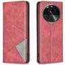 Mobigear Rhombus Slim Housse OPPO Find X6 Etui - Rouge