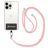 Mobigear Lanyard - Cordon de téléphone universel ajustable - Rose