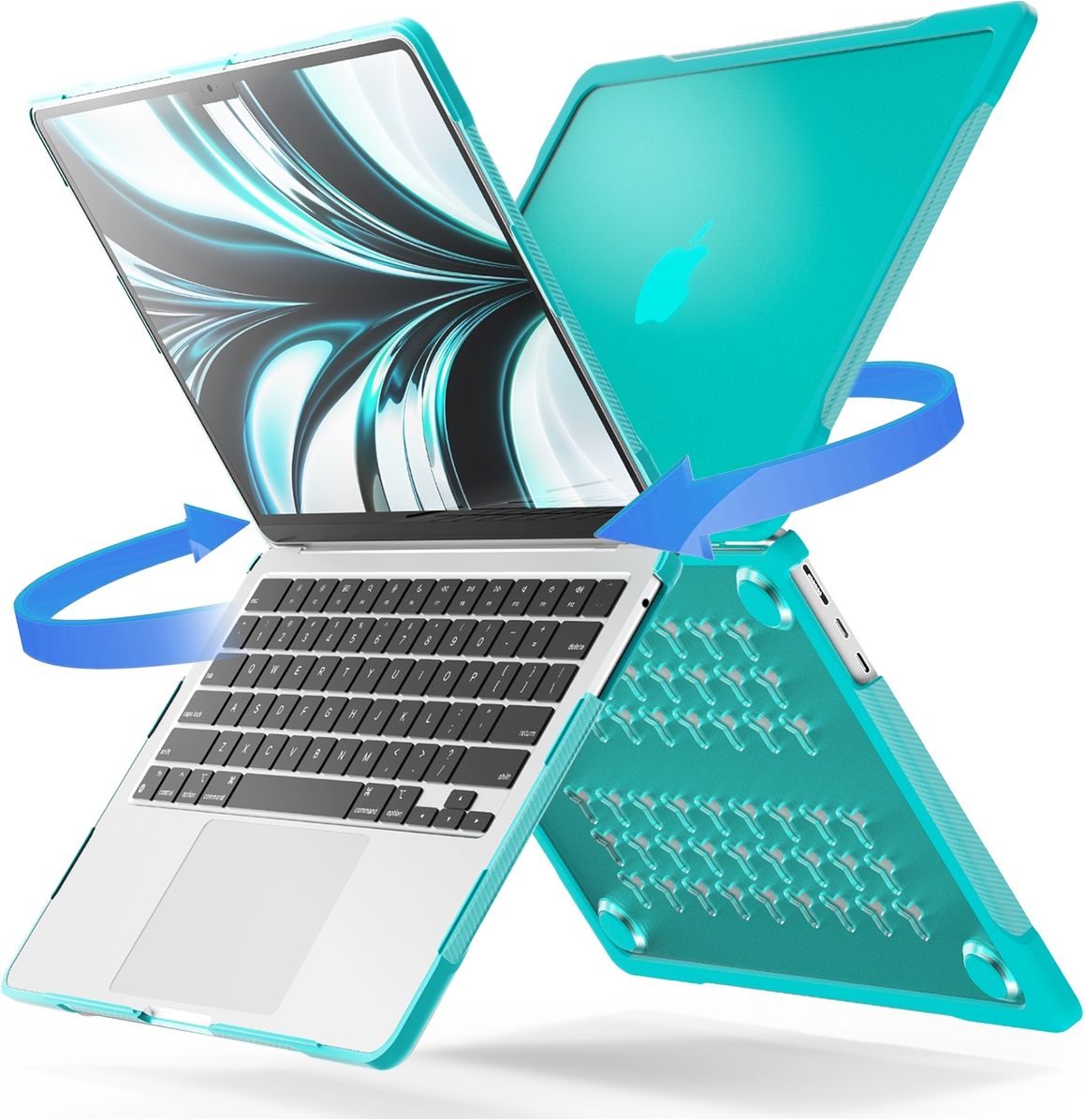 AOGGY Compatible Avec MacBook Air 13" Versions A2337 M1/A2179/A1932 Des