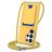 Mobigear Lanyard Card Samsung Galaxy S26 Ultra Coque avec cordon en Silicone et Porte-Cartes - Jaune