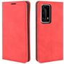 Mobigear Retro Slim Housse Huawei P40 Pro Plus Etui Porte-Monnaie - Rouge