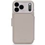 Decoded Detachable Wallet Housse iPhone 17 Pro Max MagSafe Etui avec Coque Détachable en Cuir Véritable Porte-Monnaie - Solid Clay