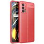 Mobigear Luxury Coque Realme GT Coque arrière en TPU Souple - Rouge