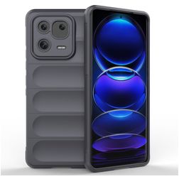 Mobigear Bumpy Xiaomi 13 Pro TPU souple Coque arrière - Gris anthracite