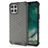 Mobigear Honeycomb iPhone 12 Pro Max Plastique rigide Coque arrière Antichoc - Gris