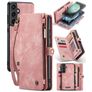 CaseMe 008 Samsung Galaxy S23 FE Coque Étui 2en1 avec coque amovible Portefeuille - Rose