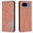 Mobigear Rhombus Slim Housse Google Pixel 10a Etui - Marron