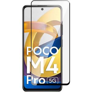 Mobigear Premium POCO M4 Pro 5G Verre trempé Protection d'écran - Compatible Coque - Noir
