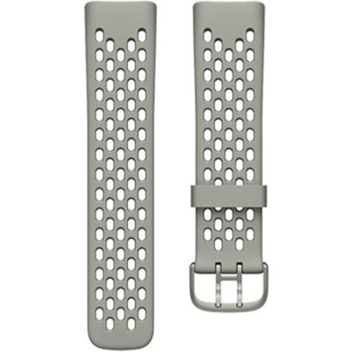Mobigear Sport Plus Buckle Bracelet Silicone Fitbit Charge 5 Fermeture boucle ardillon - Gris